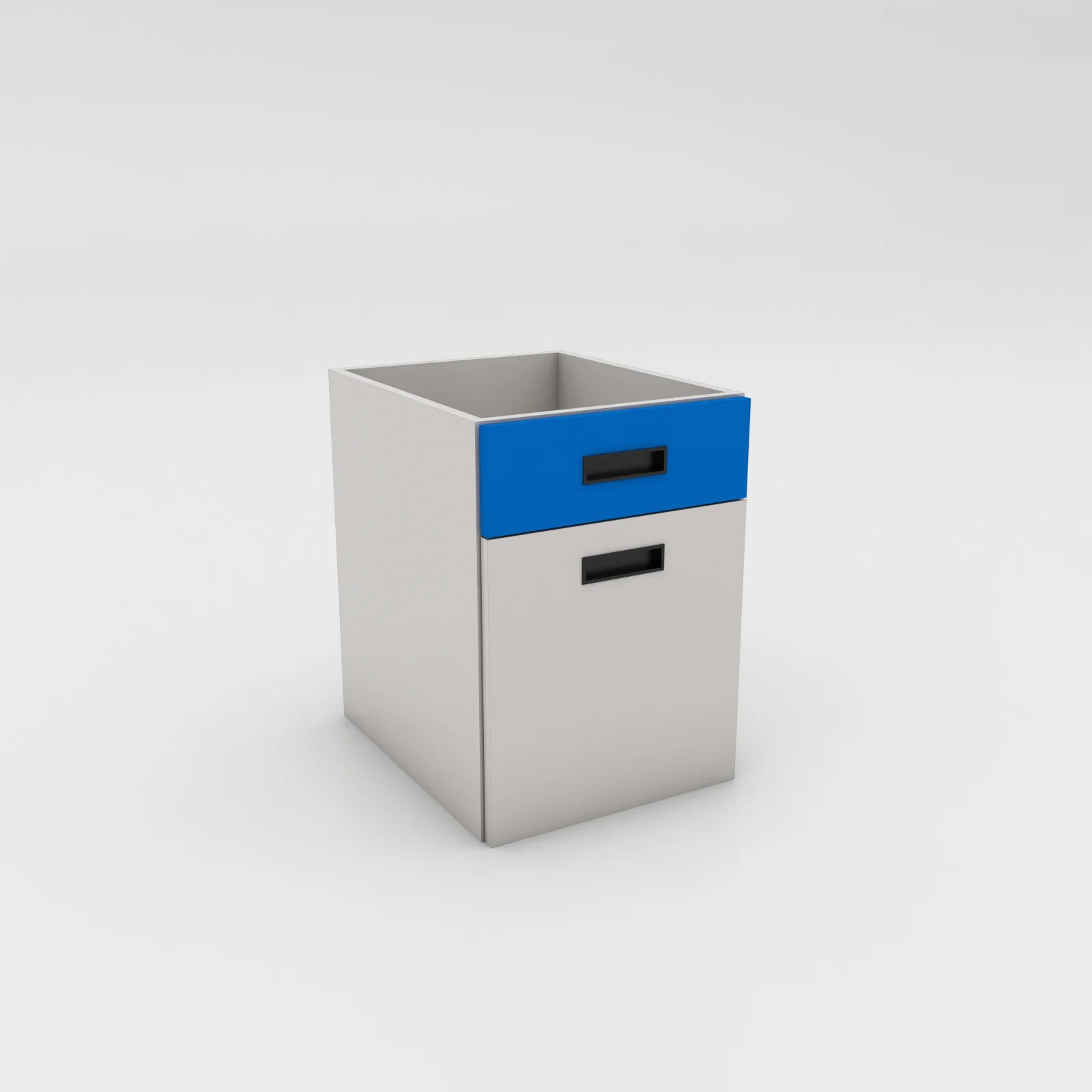 Con cajón y puerta